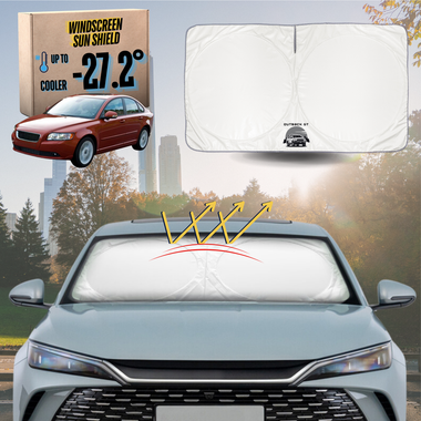 Front Windscreen Sun Shade for Volvo S40 2004 - 2012 (Manual) - Standard 150 x 85 cm