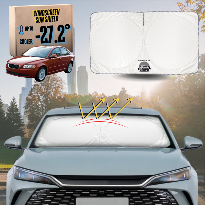 Front Windscreen Sun Shade for Volvo S40 2004 - 2012 (Manual) - Standard 150 x 85 cm