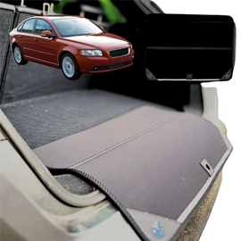 Rear Cargo Boot Bumper Protector for Volvo S40 2004 - 2012 (Manual) - Standard (72 x 55) - Black