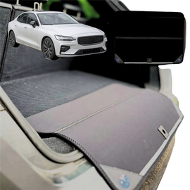 Rear Cargo Boot Bumper Protector for Volvo S60 2010 - 2018 (Manual) - Standard (72 x 55) - Black