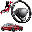 Black Samurai Segmented Steering Wheel Cover for Volvo S60 2019 - Current (Mk II)-1