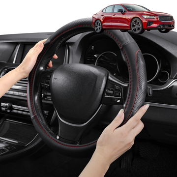 Steering Wheel Cover Pro Extra Layer for Volvo S60 2019 - Current (Mk II) - Breathable & Anti-Slip - Circle 38 cm