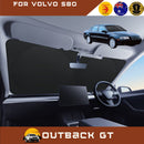 Front Windscreen Sun Shade for Volvo S80 1998 - 2006 - Standard 150 x 85 cm - Black-1