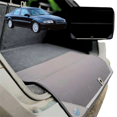 Rear Cargo Boot Bumper Protector for Volvo S80 1998 - 2006 - Standard (72 x 55) - Black