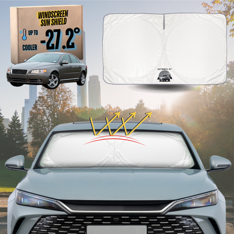 Front Windscreen Sun Shade for Volvo S80 2006 - 2016 - Standard 150 x 85 cm