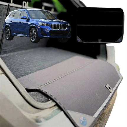 Rear Cargo Boot Bumper Protector for BMW X1 2023 - Current (U11) - XL (98 x 55) - Black