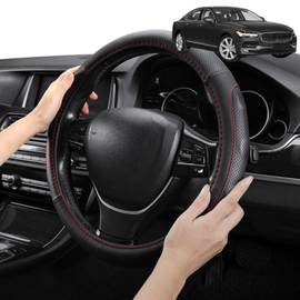 Steering Wheel Cover Pro Extra Layer for Volvo S90 2017-2020 - Breathable & Anti-Slip - Circle 38 cm
