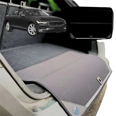 Rear Cargo Boot Bumper Protector for Volvo S90 2017 - 2020 - Standard (72 x 55) - Black