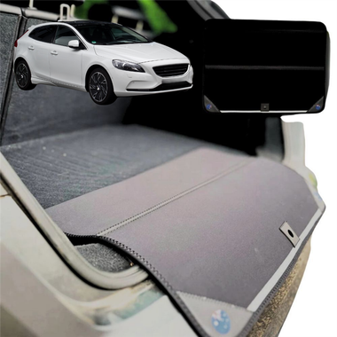Rear Cargo Boot Bumper Protector for Volvo V40 2013 - 2019 - Standard (72 x 55) - Black