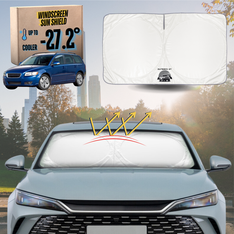 Front Windscreen Sun Shade for Volvo V50 2004 - 2012 Auto - Standard 150 x 85 cm