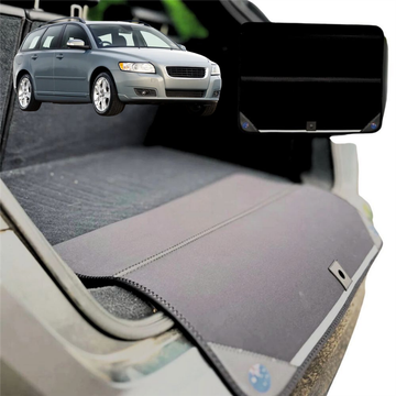 Rear Cargo Boot Bumper Protector for Volvo V50 2004 - 2012 Manual - Standard (72 x 55) - Black