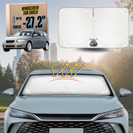 Front Windscreen Sun Shade for Volvo V50 2004 - 2012 Manual - Standard 150 x 85 cm