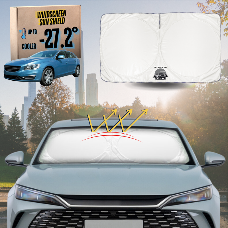 Front Windscreen Sun Shade for Volvo V60 2010 - 2018 Auto - Standard 150 x 85 cm