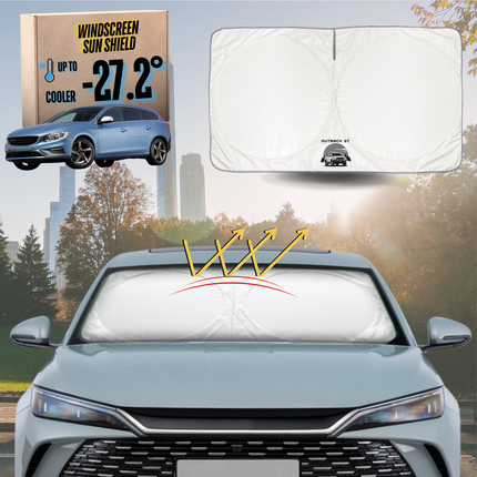 Front Windscreen Sun Shade for Volvo V60 2010 - 2018 Manual - Standard 150 x 85 cm