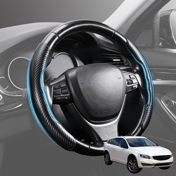 Segmented Steering Wheel Cover for Volvo V60 2015 - 2018 Cross Country - Universal Size