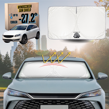 Front Windscreen Sun Shade for Volvo V60 2015 - 2018 Cross Country - Standard 150 x 85 cm