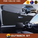 Front Windscreen Sun Shade for Volvo V60 2019 - Current Cross Country - Standard 150 x 85 cm - Black-1