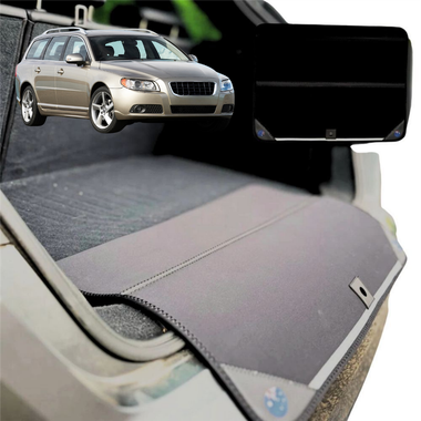Rear Cargo Boot Bumper Protector for Volvo V70 2007 - 2016 - Standard (72 x 55) - Black