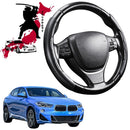 Black Samurai Segmented Steering Wheel Cover for BMW X2 2017 - Current (F39)-1