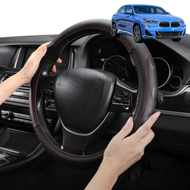 Steering Wheel Cover Pro Extra Layer for BMW X2 2017 - Current (F39) - Breathable & Anti-Slip - Circle 38 cm