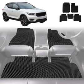 6D Diamond Car Floor Mats for Volvo XC40 2018 - Current - Custom-Fit Carpet Liner