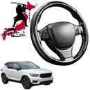 Black Samurai Segmented Steering Wheel Cover for Volvo XC40 2018 - Current-1