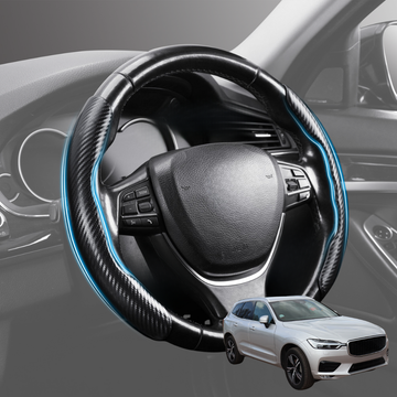 Segmented Steering Wheel Cover for Volvo XC60 2008 - 2017 Mk I, Mk I Facelift - Universal Size