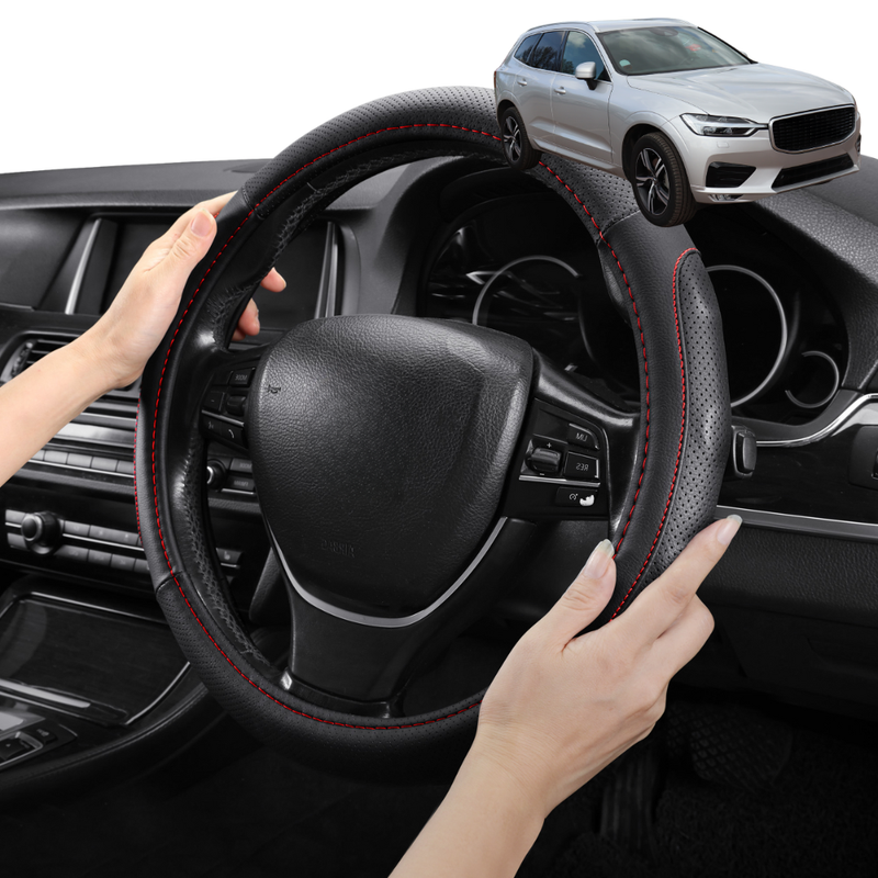 Steering Wheel Cover Pro Extra Layer for Volvo XC60 2008 - 2017 Mk I, Mk I Facelift - Breathable & Anti-Slip