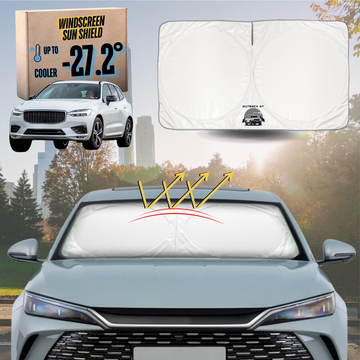 Front Windscreen Sun Shade for Volvo XC60 2017 - Current Mk I Facelift, Mk II - Standard 150 x 85 cm