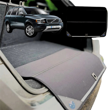 Rear Cargo Boot Bumper Protector for Volvo XC90 2002 - 2014 - Standard (72 x 55) - Black