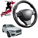 Black Samurai Segmented Steering Wheel Cover for Volvo XC90 2015 - Current Mk II-1