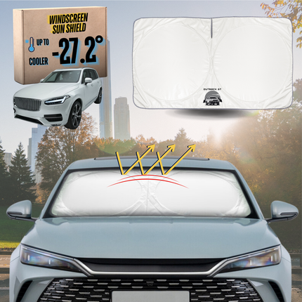 Front Windscreen Sun Shade for Volvo XC90 2015 - Current Mk II - Standard 150 x 85 cm