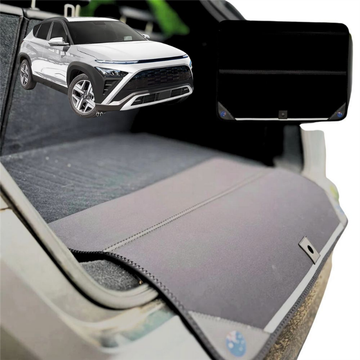 Rear Cargo Boot Bumper Protector for Hyundai Kona 2023 - Current (SX2 Petrol) - Standard (72 x 55) - Black