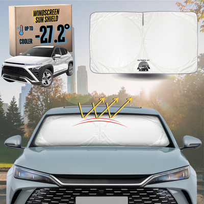Front Windscreen Sun Shade for Hyundai Kona 2023 - Current (SX2 Electric) - Standard 150 x 85 cm