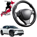 Black Samurai Segmented Steering Wheel Cover for Toyota BZ4X 2023 - Current (EA10)-1