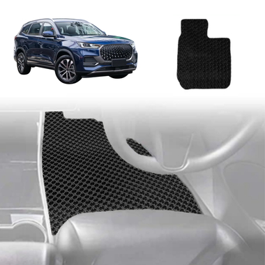 6D Diamond Car Floor Mats for Chery Tiggo 8 Pro Max 2024 - Current (T31) Elite, Urban, Ultimate - Custom-Fit Carpet Liner
