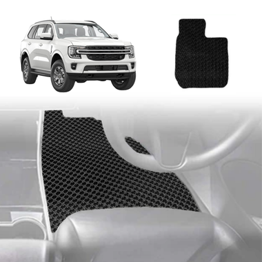 6D Diamond Car Floor Mats for Ford Everest 2022 - Current UA - Custom-Fit Carpet Liner