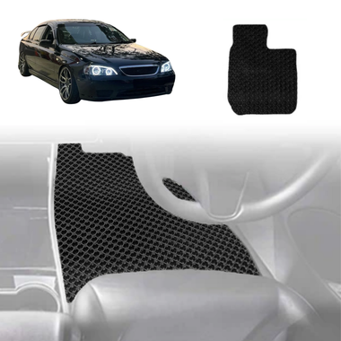 6D Diamond Car Floor Mats for Ford Falcon 2002 - 2008 (BA BF) - Custom-Fit Carpet Liner