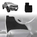 6D Diamond Car Floor Mats for Ford Ranger 2018 - 2022 (PX3 Dual Cab Ute) - Custom-Fit Carpet Liner-15