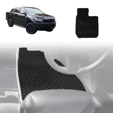 6D Diamond Car Floor Mats for Ford Ranger 2022 - Current PX Mk3 - Custom-Fit Carpet Liner