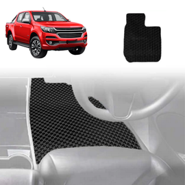 6D Diamond Car Floor Mats for Holden Colorado Ute Dual Cab 2012 - 2020 VE, VF - Custom-Fit Carpet Liner