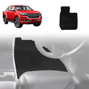 6D Diamond Car Floor Mats for Holden Colorado Ute Dual Cab 2012 - 2020 VE, VF - Custom-Fit Carpet Liner