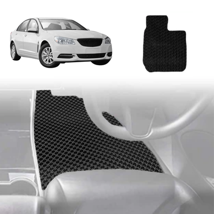 6D Diamond Car Floor Mats for Holden Commodore 2013 - 2017 (VF) - Custom-Fit Carpet Liner