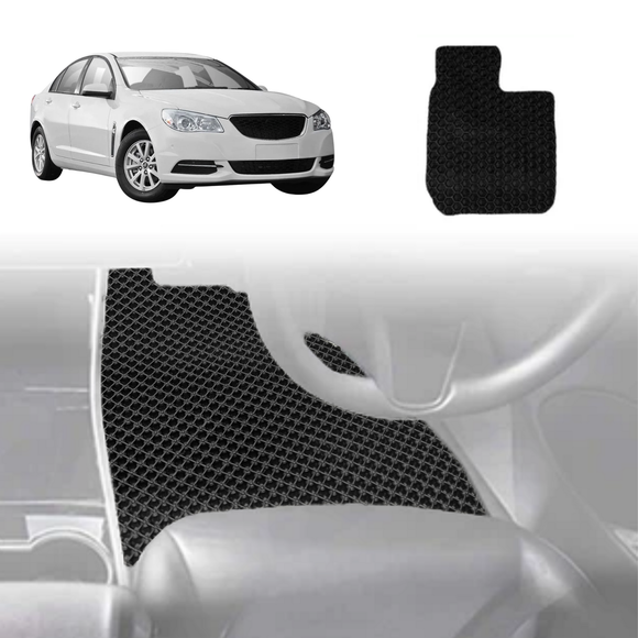 6D Diamond Car Floor Mats for Holden Commodore 2013 - 2017 (VF) - Custom-Fit Carpet Liner