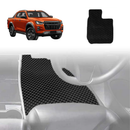 6D Diamond Car Floor Mats for Isuzu D-Max Crew Cab 2020 - Current RG - Custom-Fit Carpet Liner-1