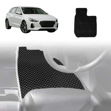 6D Diamond Car Floor Mats for Hyundai i30 2017 - 2021 (PD Hatch/Fastback) - Custom-Fit Carpet Liner