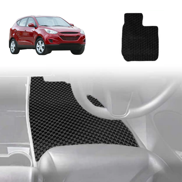 6D Diamond Car Floor Mats for Hyundai iX35 2010 - 2015 (LM) - Custom-Fit Carpet Liner