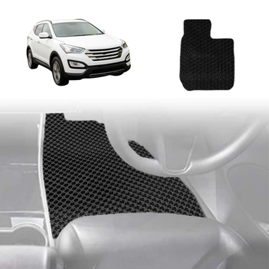 6D Diamond Car Floor Mats for Hyundai Santa Fe 2012 - 2018 (DM) - Custom-Fit Carpet Liner
