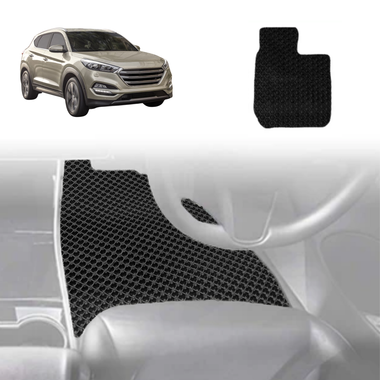 6D Diamond Car Floor Mats for Hyundai Tucson 2015 - 2020 (TL) - Custom-Fit Carpet Liner
