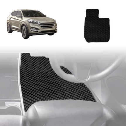 6D Diamond Car Floor Mats for Hyundai Tucson 2015 - 2020 (TL) - Custom-Fit Carpet Liner